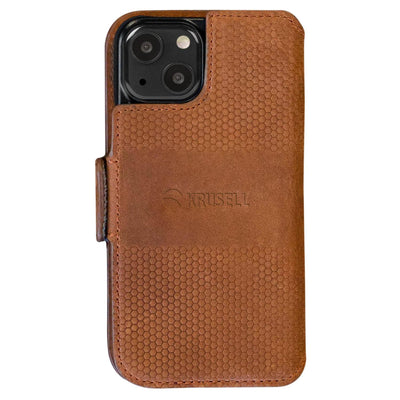 Krusell Leather PhoneWallet Apple iPhone 13 cognac (62398)