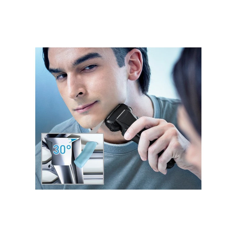 Rechargeable shaver Panasonic ESRT37K503, with 3-position LED indicator