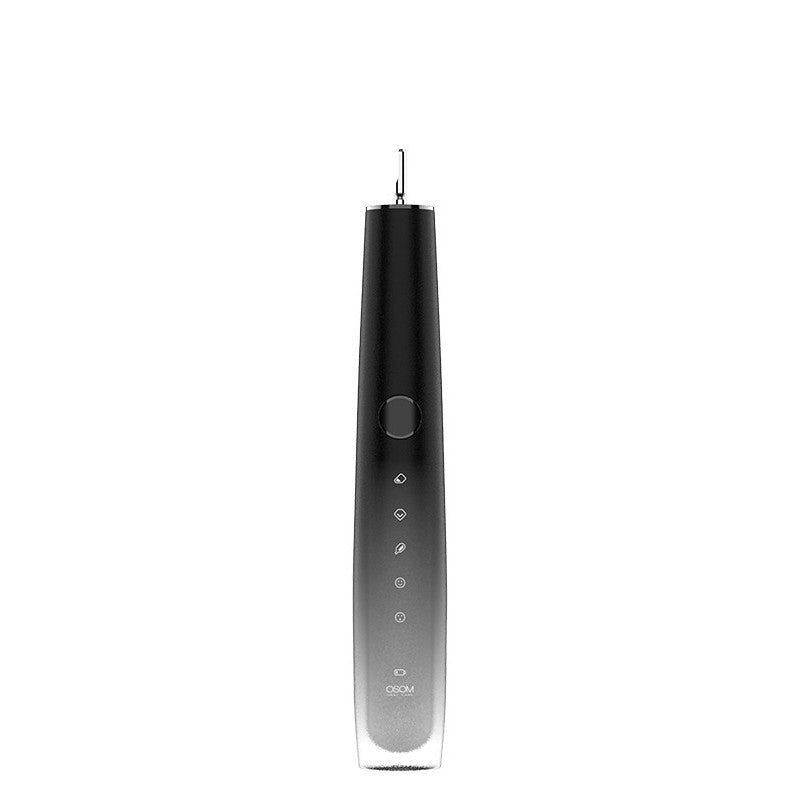 Аккумуляторная электрическая зубная щетка OSOM Oral Care Sonic Toothbrush Black OSOMORALT40BL, с насадкой для чистки/массажа лица