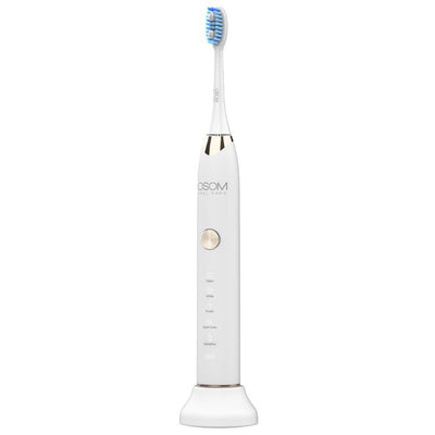Įkraunamas, elektrinis, garsinis dantų šepetėlis OSOM Oral Care Sonic Toothbrush White OSOMORALT7WH, baltos spalvos, IPX7