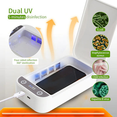 UV sterilizatorius tinkamas telefonams, veido kaukėms