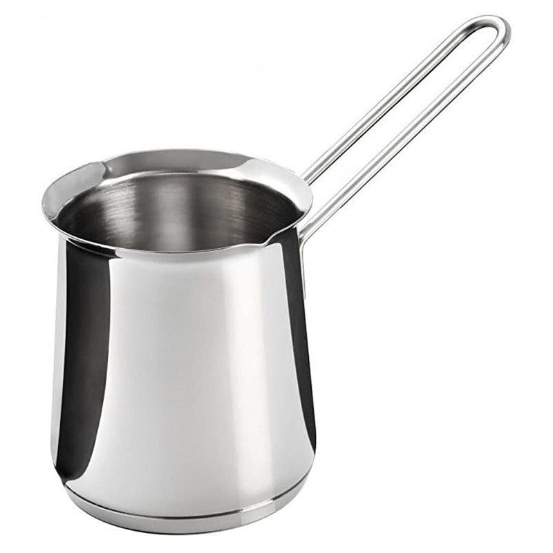 Container for preparing milk foam Weis 18411, stainless steel, 0.2 l capacity