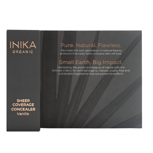 INIKA Сертифицированный органический легкий консилер - Ваниль, 4мл 