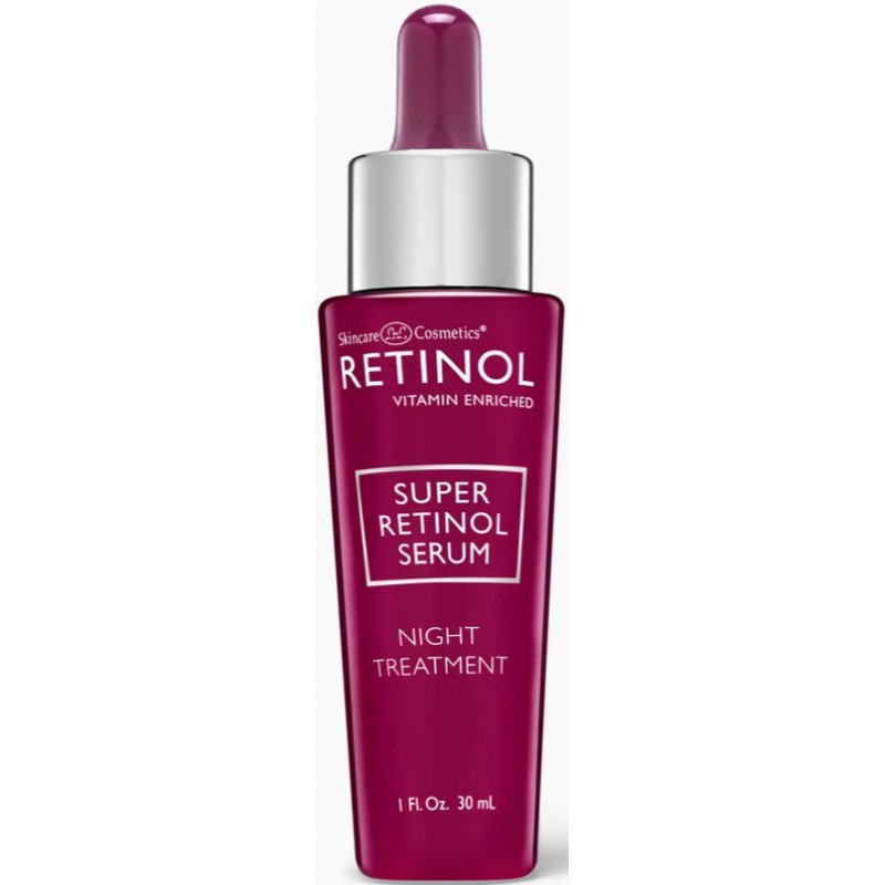 Intensyvus veido odos serumas Retinol 6x Super Retinol Serum Night Treatment naktinis, stabdo veido odos senėjimą 30 ml