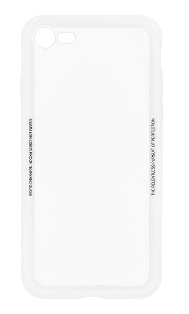Чехол Tellur Glass Simple для iPhone 8 белый 