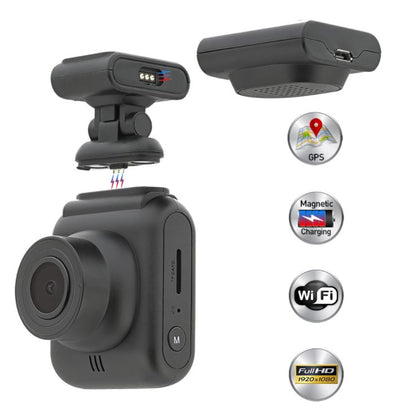 Tellur Dash Patrol DC2 FullHD 1080P, GPS Black