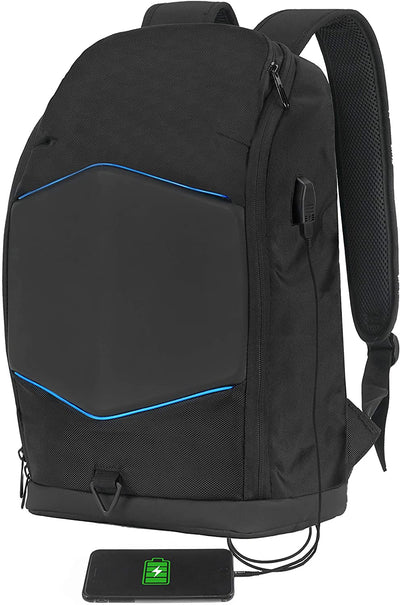 Tellur 15.6 Notebook Backpack Illuminated Strip, USB port, black