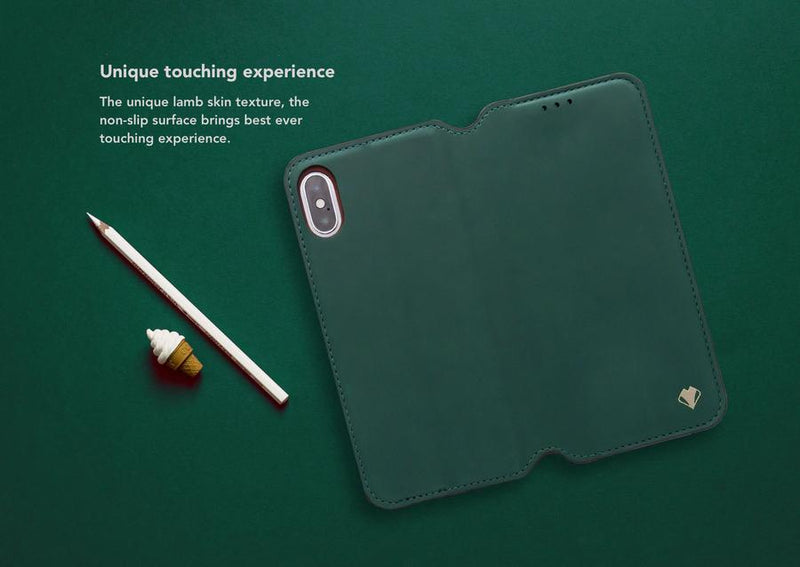 VixFox Smart Folio Case for Iphone XSMAX forest green