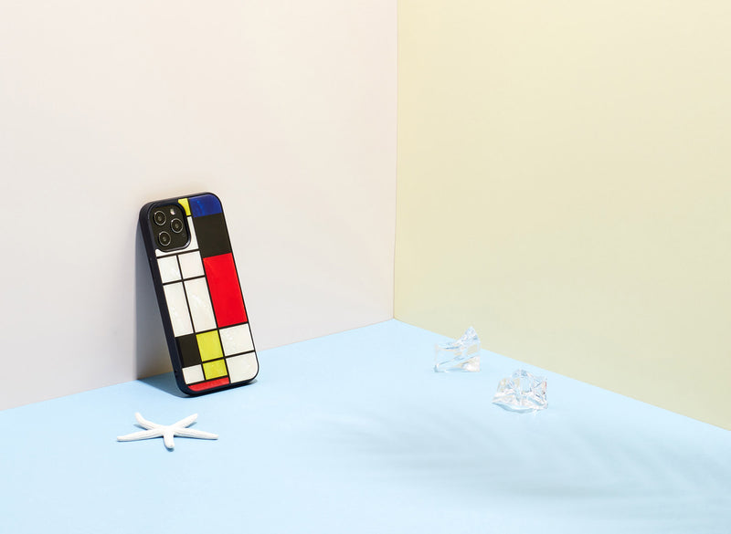 Чехол iKins для Apple iPhone 12 Pro Max mondrian черный