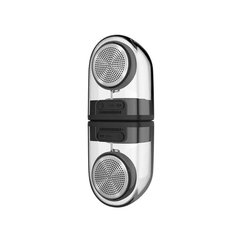 Devia Crystal Series TWS Speaker with Silicon Case (2pcs) Black