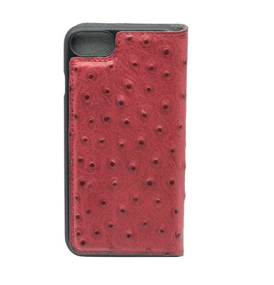 Tellur Book case Ostrich Genuine Leather for iPhone 7 ed