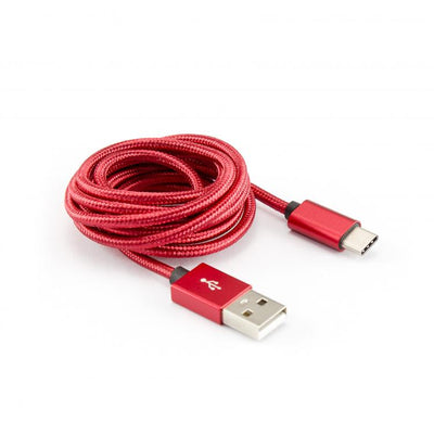 Sbox USB-TYPEC-15R USB-&gt;Type CM/M 1,5 м Фруктовый красный