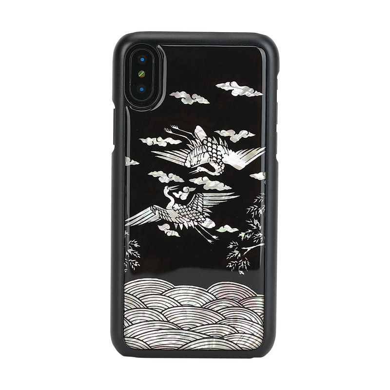 iKins SmartPhone case iPhone XS/S crane black