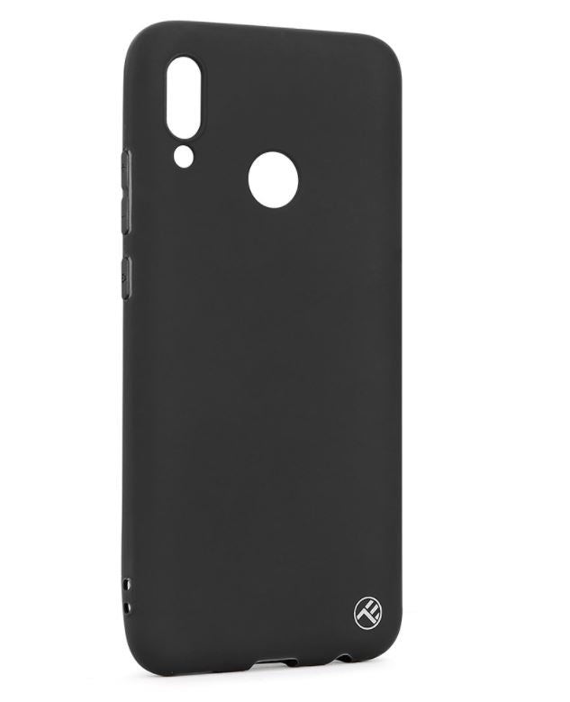 Матовый силиконовый чехол Tellur для Huawei Y9 2019 черный