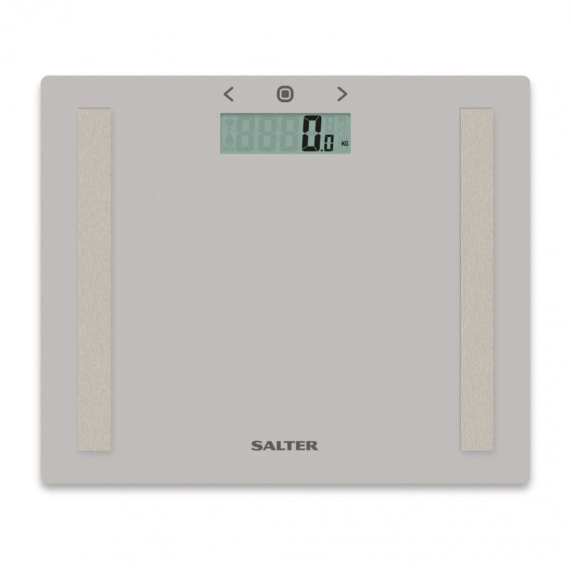 Salter 9113 GY3R Compact Glass Analyzer Bathroom Scales - Grey