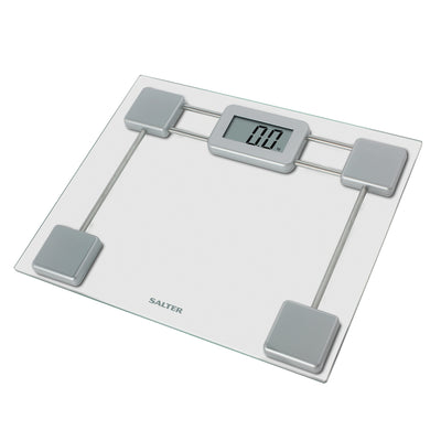 Компактные электронные весы для ванной комнаты Salter 9081 SV3R из закаленного стекла