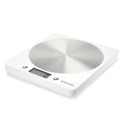 Дисковые электронные цифровые кухонные весы Salter 1036 WHSSDREU16 — белые