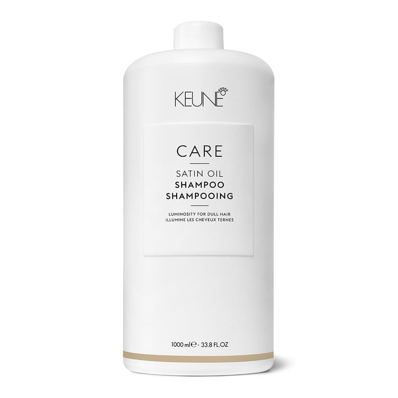 Keune CARE SATIN OIL shampoo for dry, porous hair + gift Previa hair product