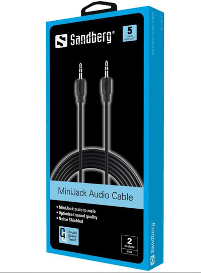Sandberg 501-24 MiniJack Cable MM 2m 