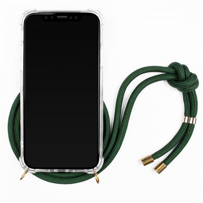 Lookabe Necklace iPhone Xr gold green loo014