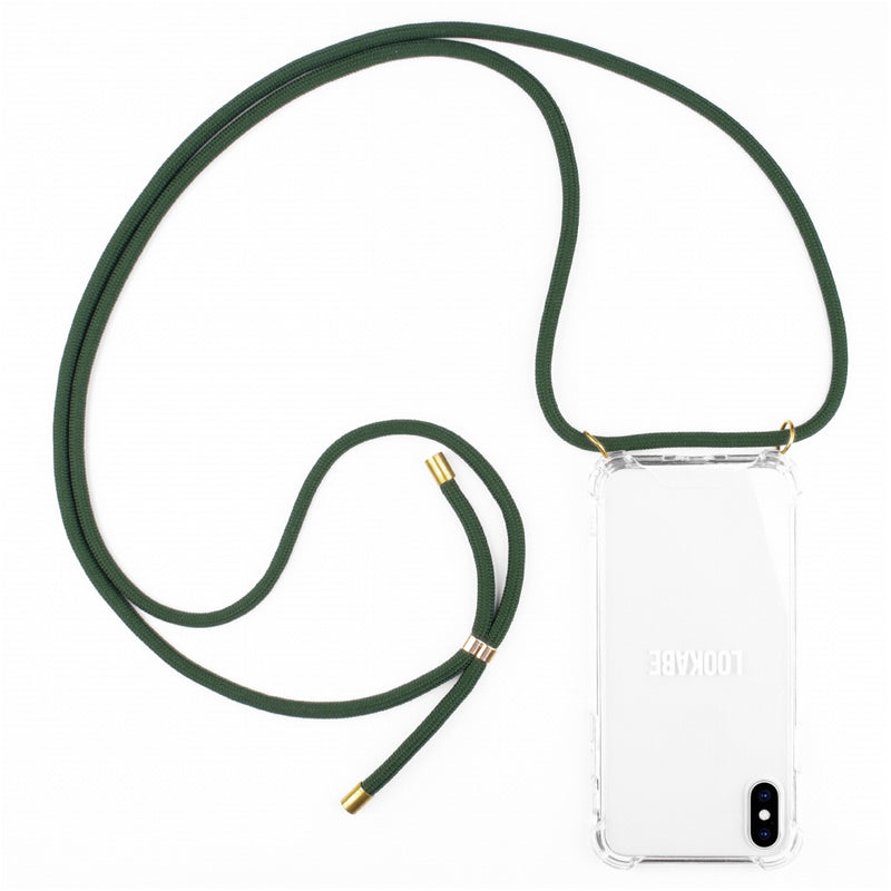 Lookabe Necklace iPhone X/Xs gold green loo013