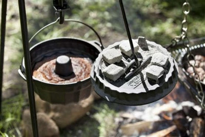 Pot and grill holder for fire pit Petromax Fire Bridge