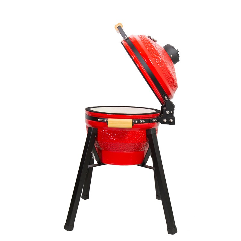 Kamado grill with accessories Zyle 39.8 cm, Starter, ZY16KSRDSET, red