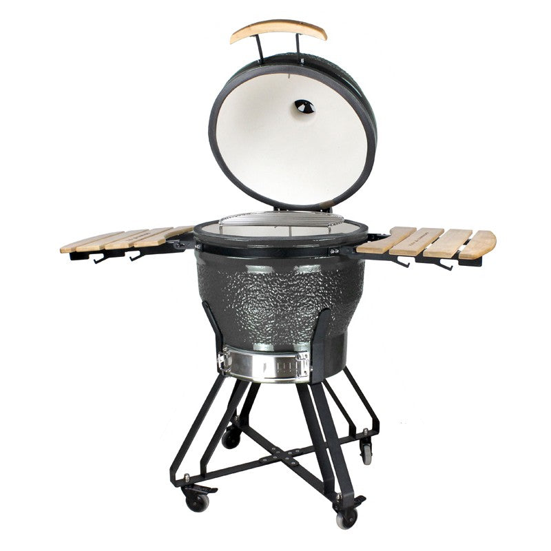Kamado grill with accessories Zyle 56 cm, Large ZY22KSGYSET, gray