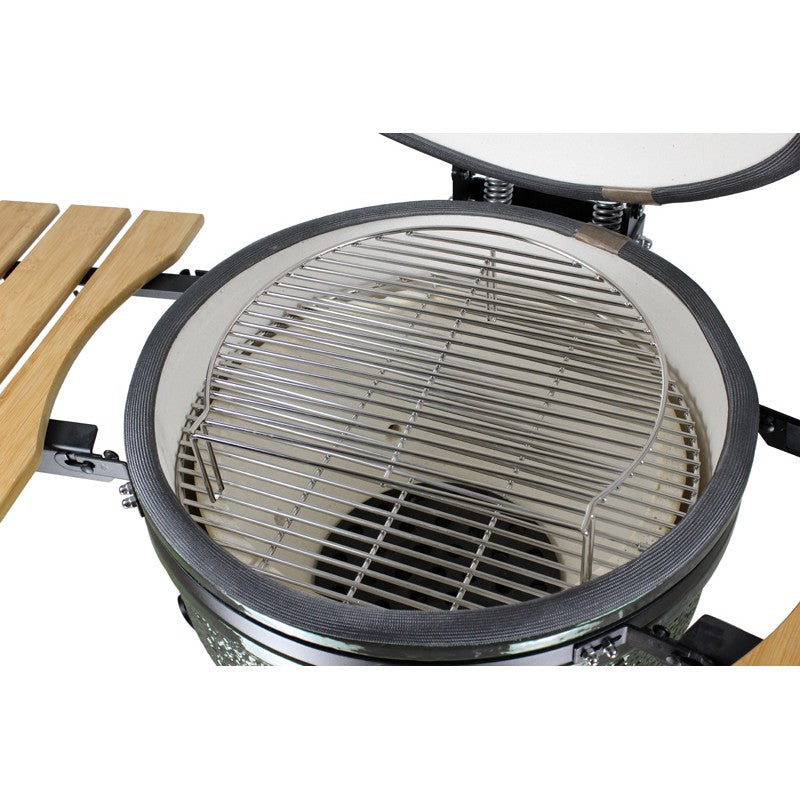 Kamado grill with accessories Zyle 56 cm, Large ZY22KSGYSET, gray