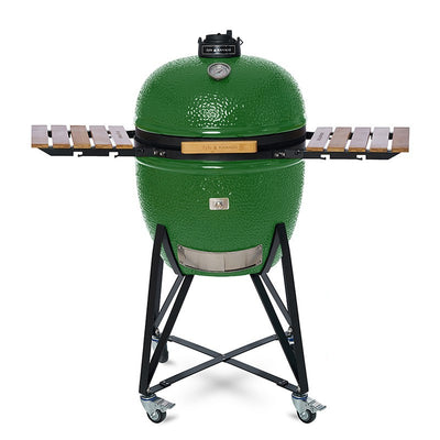 Kamado grill with accessories Zyle Kamado 69 cm, The King ZY27GRSET, green