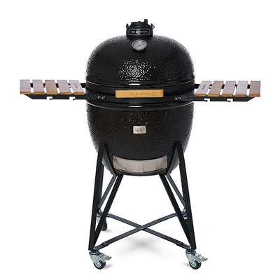 Kamado grill with accessories Zyle 69 cm, The King ZY27BLSET, black 