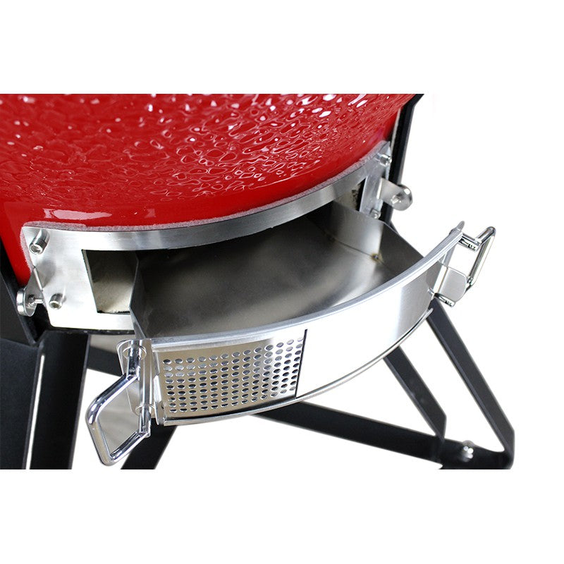 Kamado grill with accessories Zyle XX Large, ZY26KSRDSET, 66 cm, red