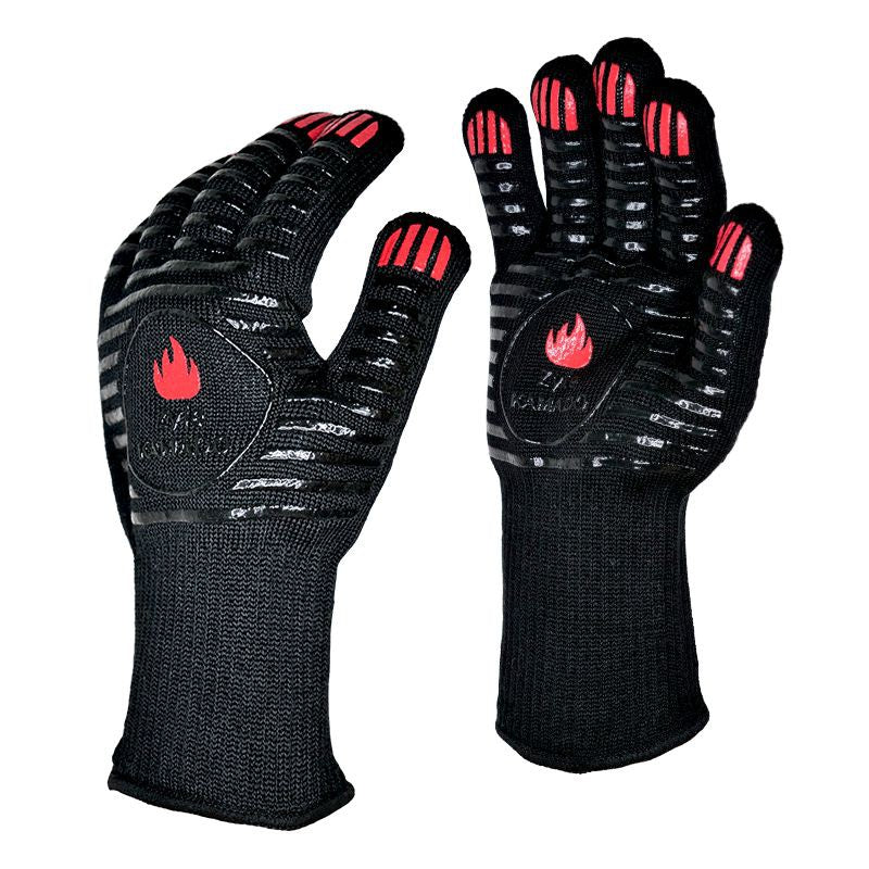Термостойкие перчатки Zyle Kamado ZYGLOVES для гриля, черные