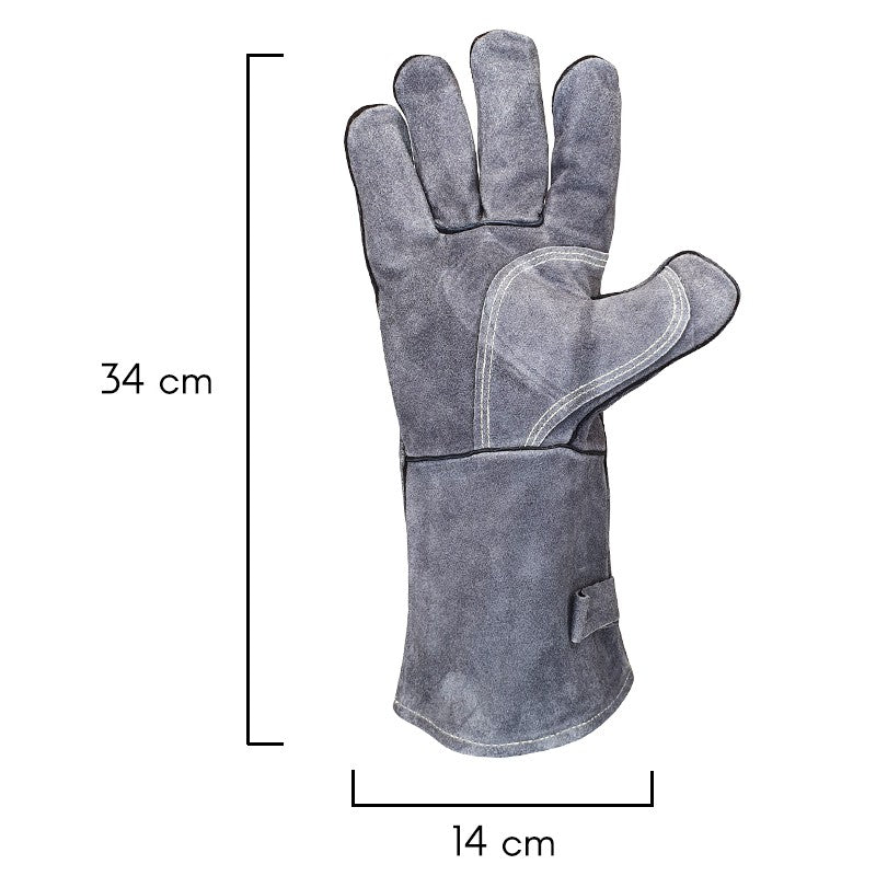 Термостойкие перчатки Zyle Kamado ZY246GL для гриля, серые