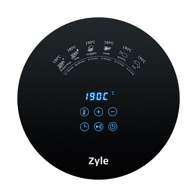 Karšto oro gruzdintuvė Zyle ZY002BAF, juoda, 1500 W