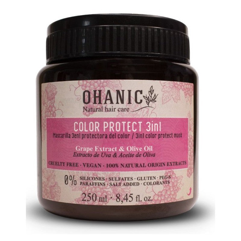 Kaukė dažytiems plaukams Ohanic Color Protect Mask, 250 ml OHAN21