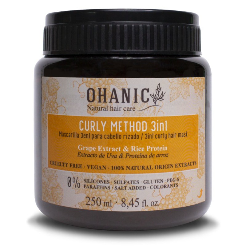 Mask for curly hair Ohanic Curly Method Mask, 250 ml OHAN19