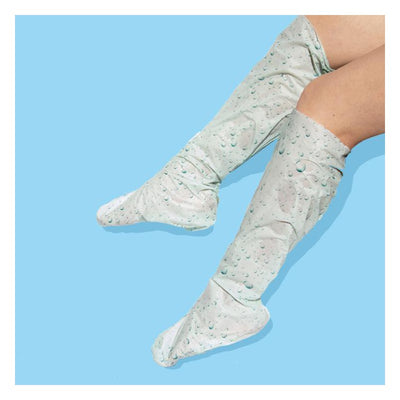 Foot Mask Voesh Cooling Therapy Knee High Socks VFC501MNT Intensive Cooling for Tired Legs and Feet 1 Pair of Socks