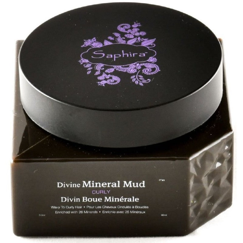 Маска-минеральная грязь для волос Saphira Divine Mineral Mud SAFDMM1, интенсивно увлажняющая, для вьющихся волос, 90 мл + в подарок средство для волос Previa