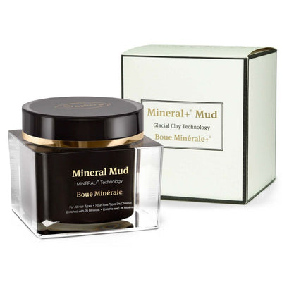 Mask-mineral mud for hair with glacial clay Saphira Mineral+ Mud With Glacial Clay SAFMPM2, with 26 Dead Sea minerals, 200 ml + gift Previa hair product