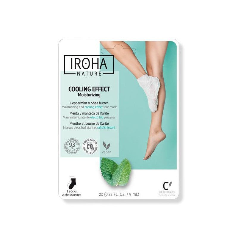Маска для ног Iroha Relaxing Peppermint Foot Socks INFOOT1 с мятой, 1 пара