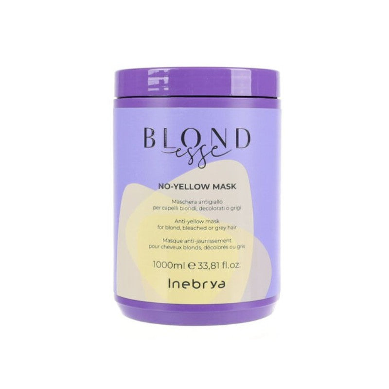 Kaukė šviesiems plaukams Inebrya Blondesse No-Yellow Mask ICE26237, 1000 ml