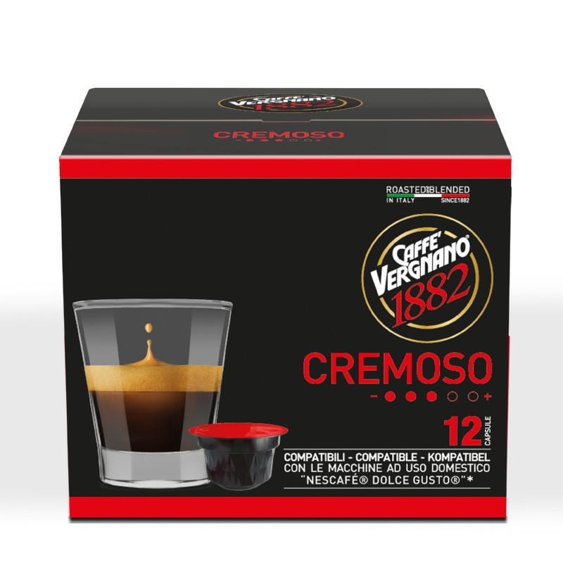 Coffee capsules Vergnano Cremoso 7101, 12 capsules 