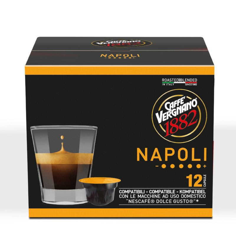 Кофе в капсулах Vergnano Napoli 7103, 12 капсул