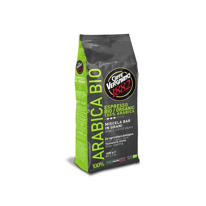 Coffee beans Vergnano Bio Arabica, 1 kg