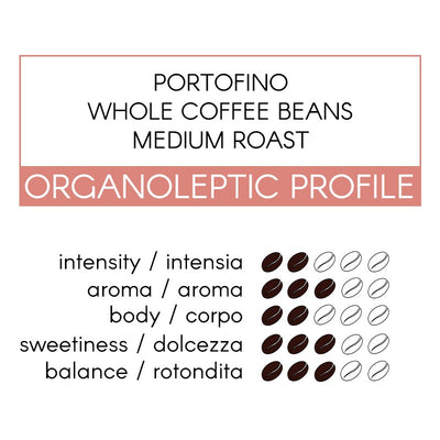 Kavos pupelės Vergnano Portofino 1278, 500 gr.