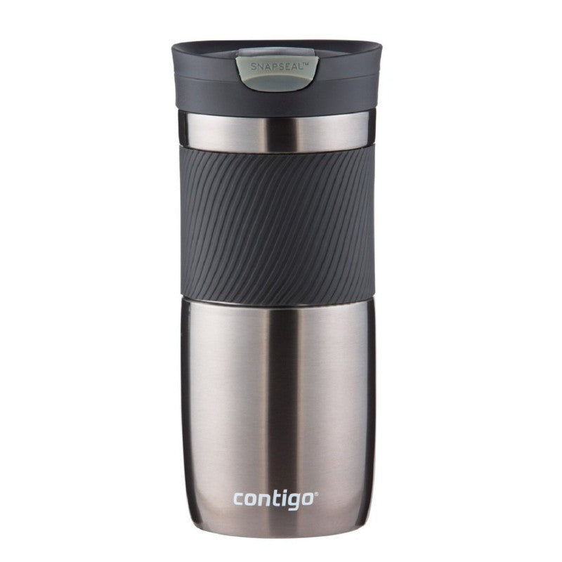 Travel thermos mug with vacuum insulation Contigo Byron Gunmetal 470 ml 2095560