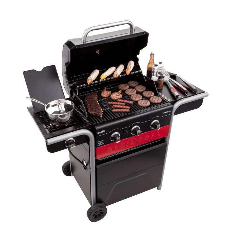 Charcoal-Gas 3 burner grill Char-Broil Gas2Coal