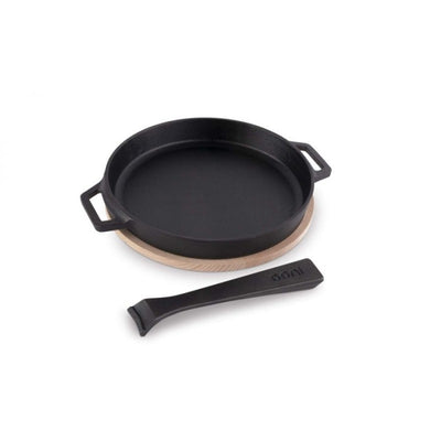 Cast iron pan with removable handle Ooni