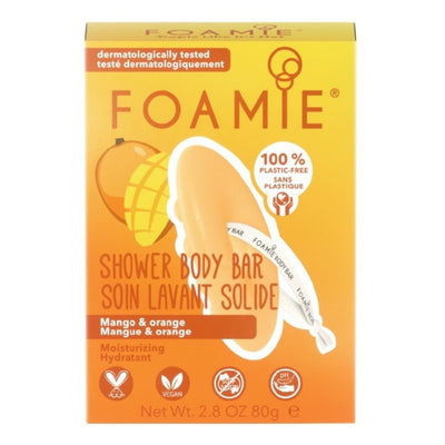 Foamie Body Bar Tropic Like It's Hot FMBBTL2001 Mango Orange Solid Body Wash
